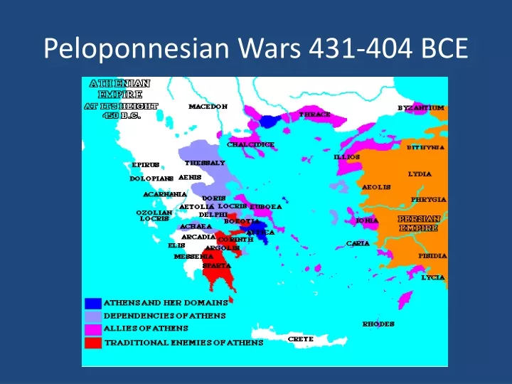 peloponnesian wars 431 404 bce