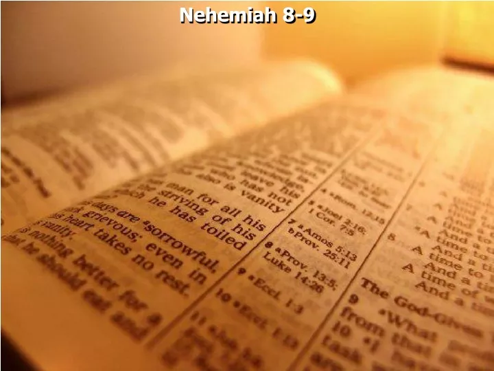 nehemiah 8 9