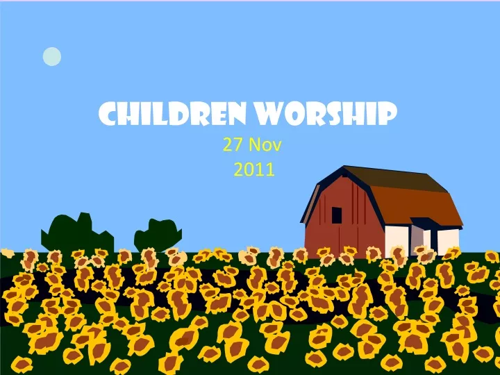 children worship