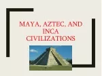 PPT - Maya, Aztec and Inca Civilizations PowerPoint Presentation, free ...