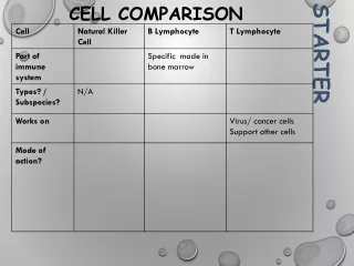 CELL comparison