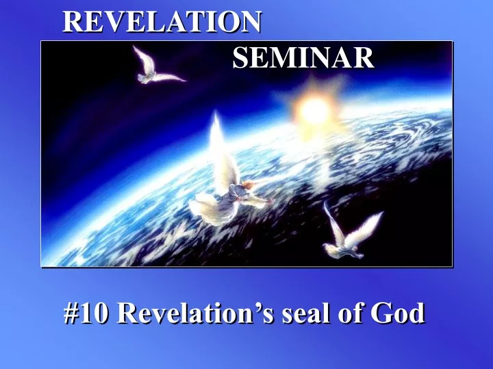 revelation seminar