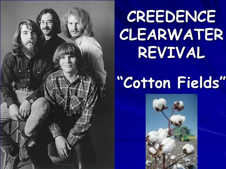 creedence clearwater revival cotton fields
