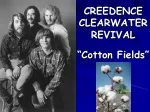 CREEDENCE CLEARWATER REVIVAL “Cotton Fields” - slide 1
