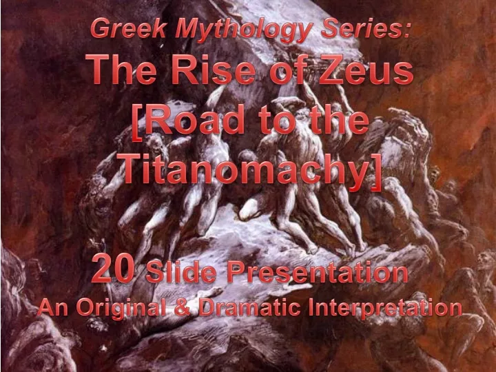 greek mythology series the rise of zeus road