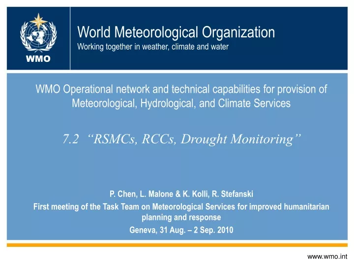 world meteorological organization working together in weather climate and water