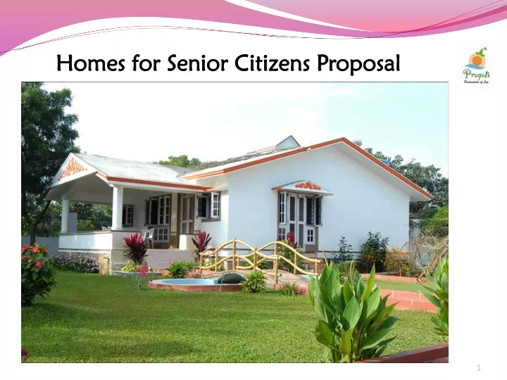 homes for senior citizens proposal
