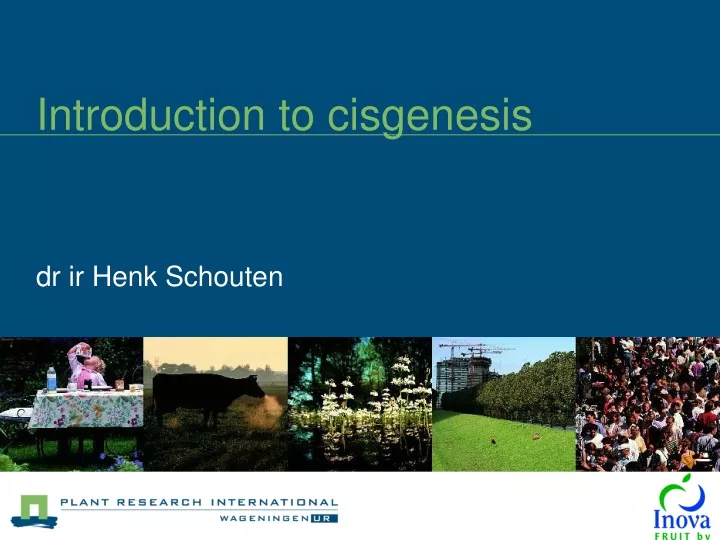 introduction to cisgenesis