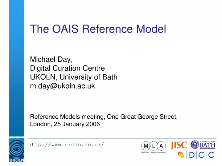 the oais reference model