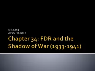 Chapter 34: FDR and the Shadow of War (1933-1941)
