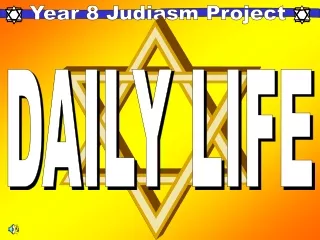 Year 8 Judiasm Project