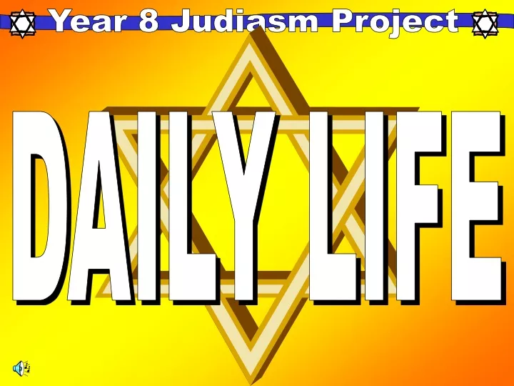 year 8 judiasm project