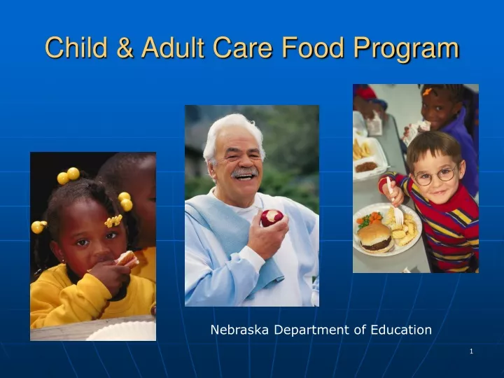 child adult care food program