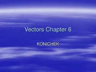 Vectors Chapter 6
