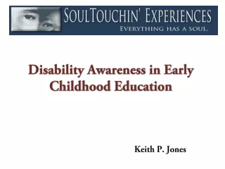 Disability Awareness in Early Childhood Education