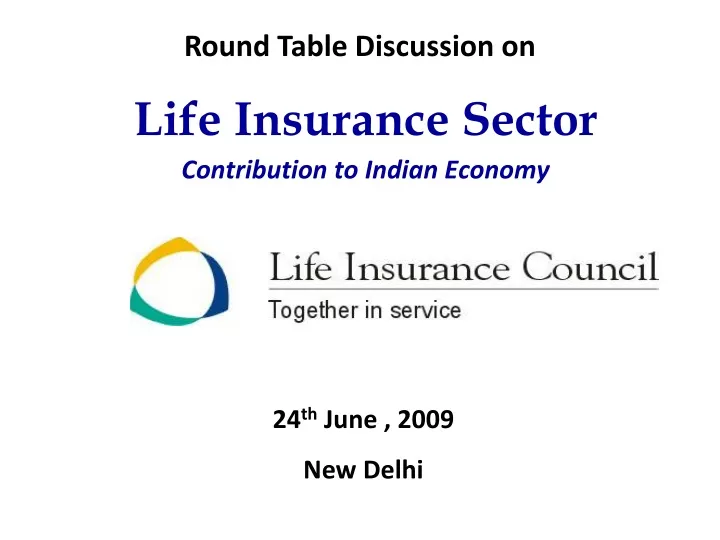 life insurance sector contribution to indian economy