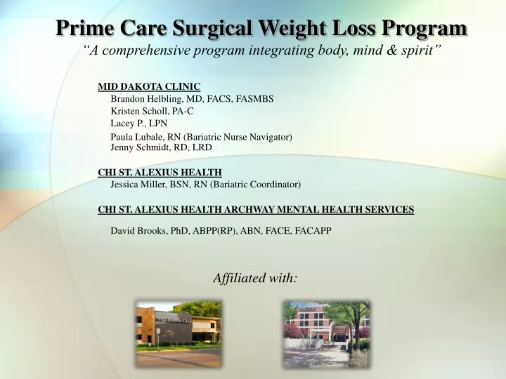 prime care surgical weight loss program