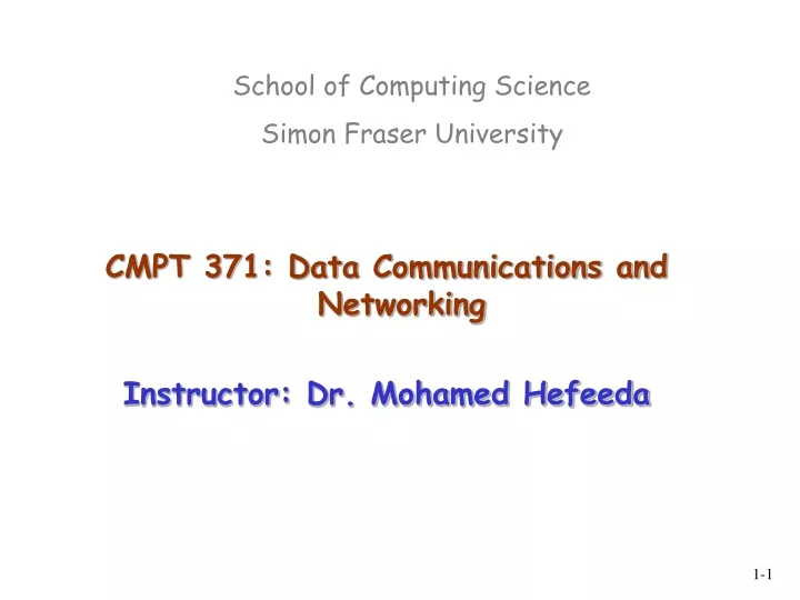 school of computing science simon fraser university