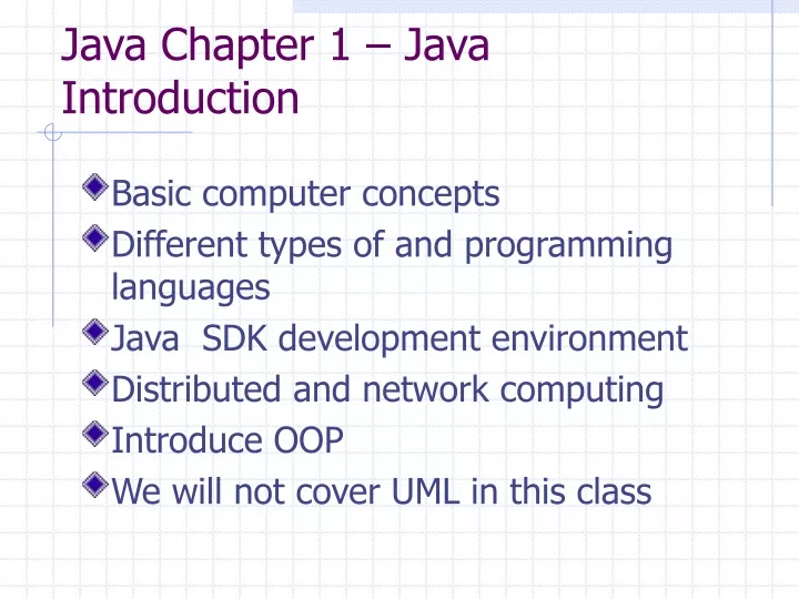 java chapter 1 java introduction