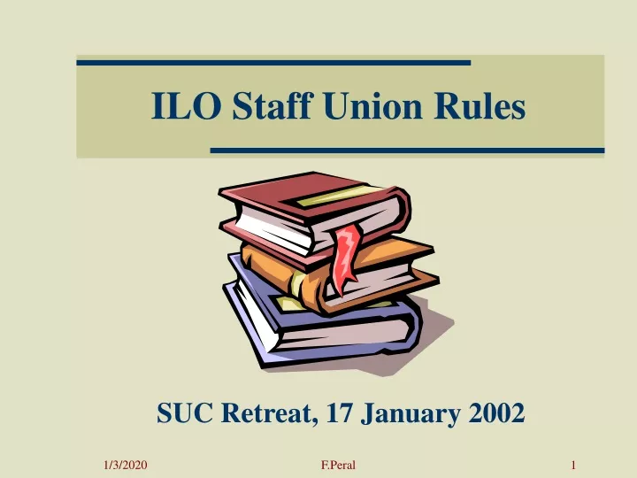 ilo staff union rules