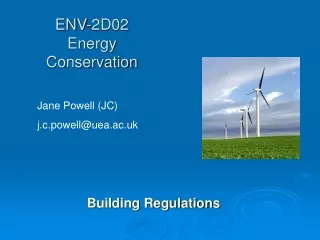 ENV-2D02  Energy Conservation