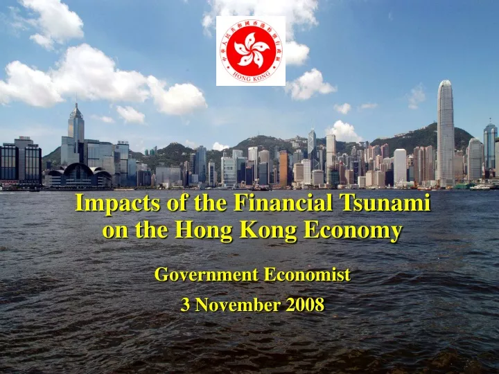 impacts of the financial tsunami on the hong kong