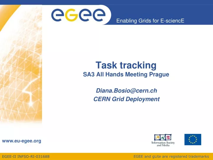 task tracking sa3 all hands meeting prague
