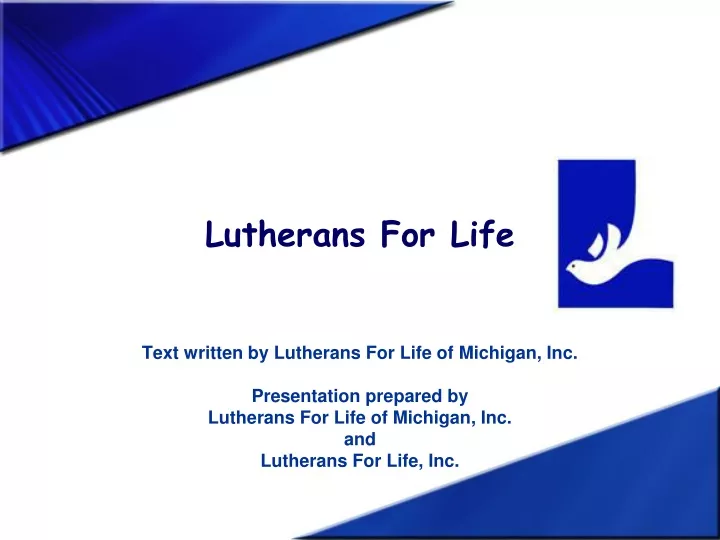 lutherans for life