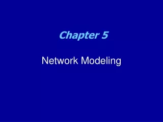 Network Modeling
