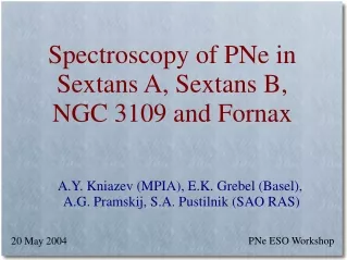Spectroscopy of PNe in Sextans A, Sextans B,   NGC 3109 and Fornax