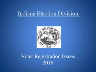 Indiana Election Division: