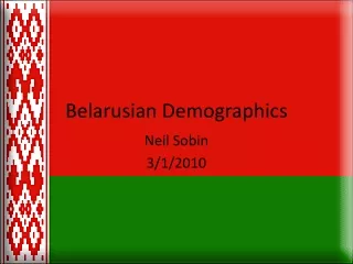 Belarusian Demographics