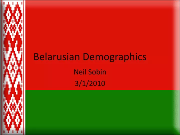 belarusian demographics