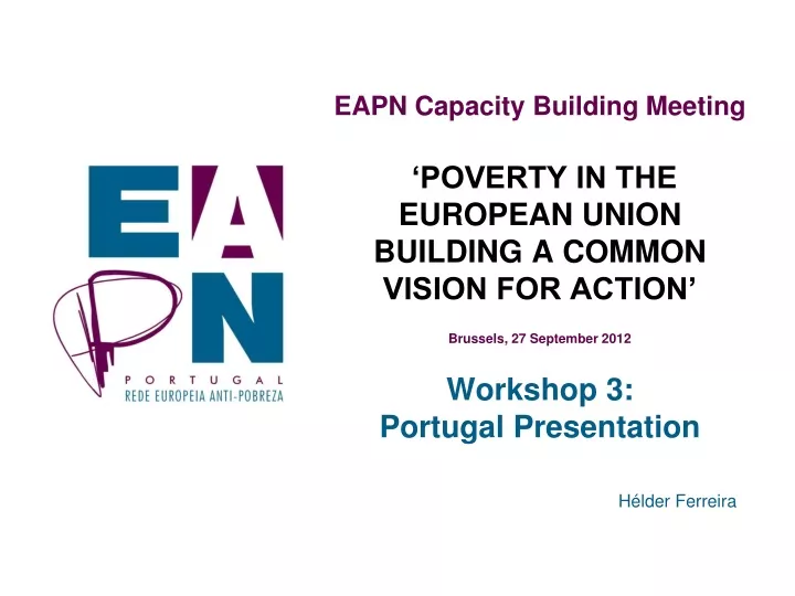 eapn capacity building meeting poverty