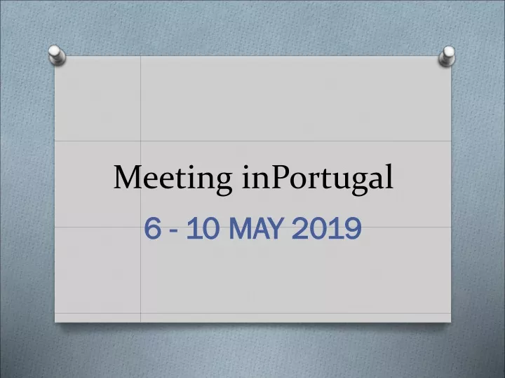 meeting inportugal