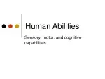 Human Abilities