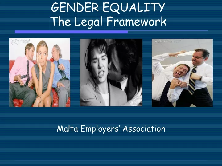 gender equality the legal framework