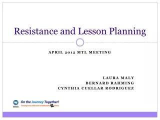 Resistance and Lesson Planning