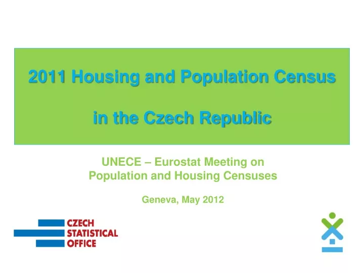 2011 housing and population census in the czech republic