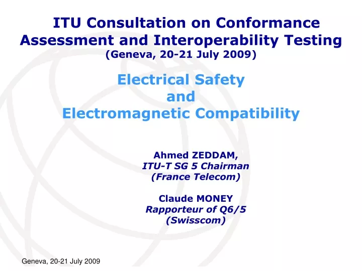 electrical safety and electromagnetic compatibility