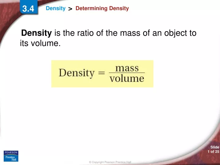 determining density
