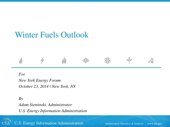 winter fuels outlook