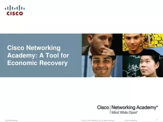Cisco Networking Academy: A Tool for Economic Recovery