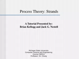 Process Theory: Strands