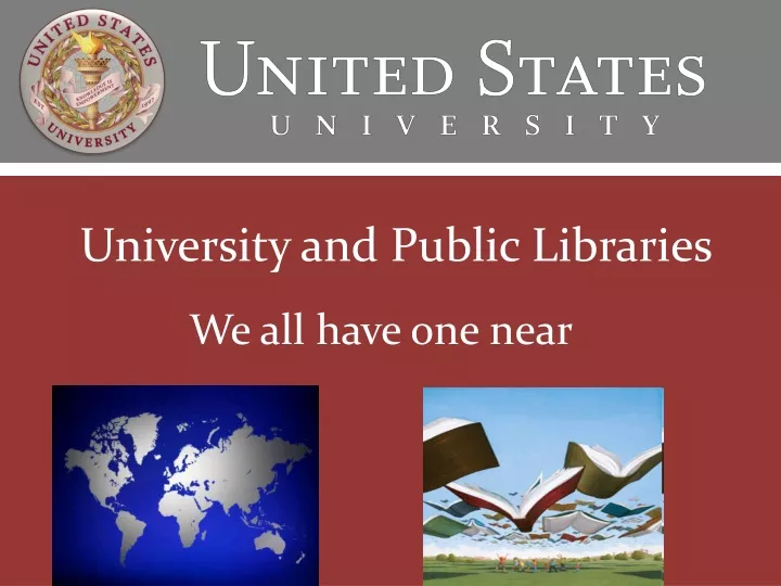 university and public libraries