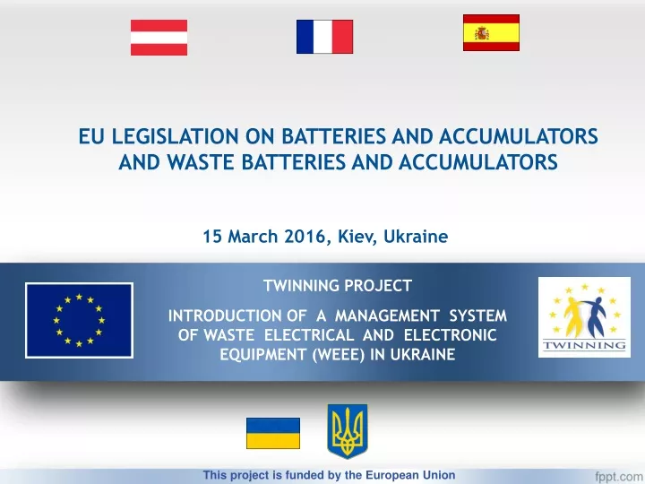 eu legislation on batteries and accumulators
