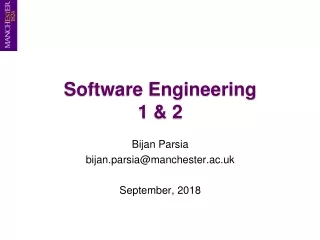 Software Engineering 1 &amp; 2