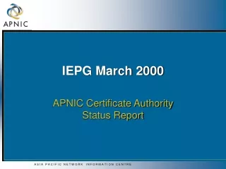 IEPG March 2000