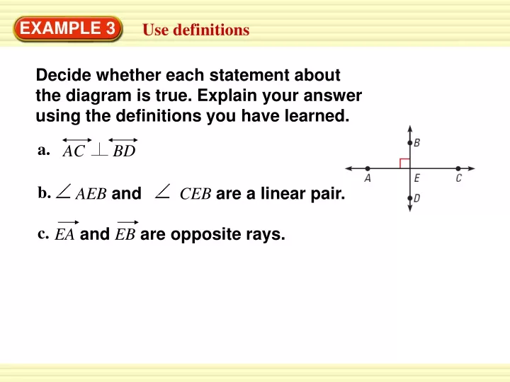 decide whether each statement about the diagram
