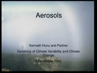 Aerosols